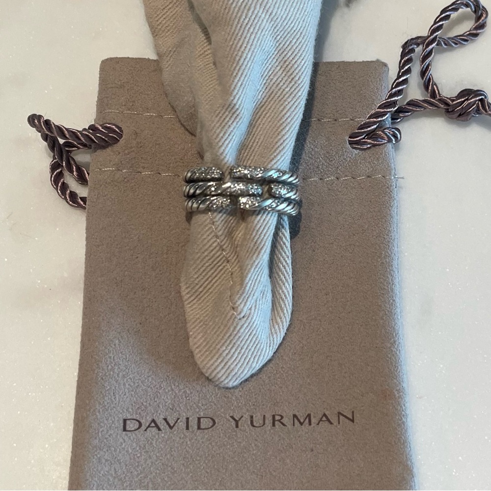 David Yurman Diamond Ring Size 7